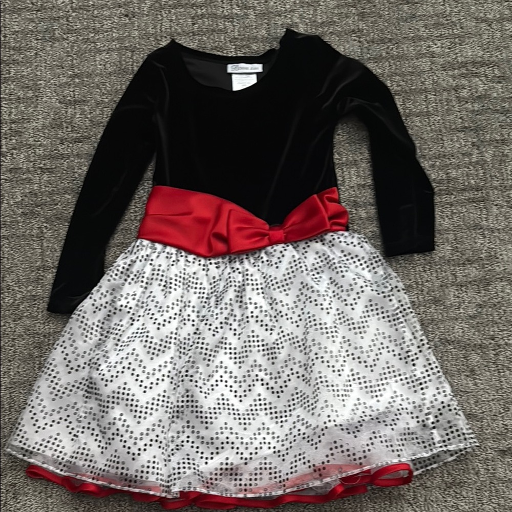 Bonnie Jean Black and Red Dress
